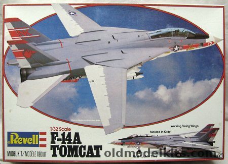 Revell 1/32 Grumman F-14A Tomcat - VF-1 'Wolfpack' USS Enterprise, 4712 plastic model kit